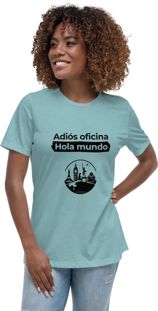 Camiseta «Adiós oficina, Hola mundo» de DigiNomadas