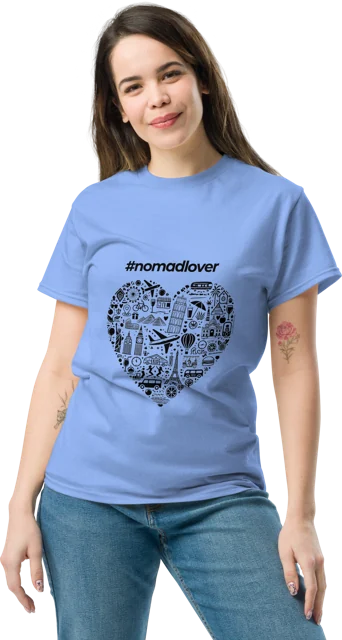 Camiseta #nomadlover de DigiNomadas